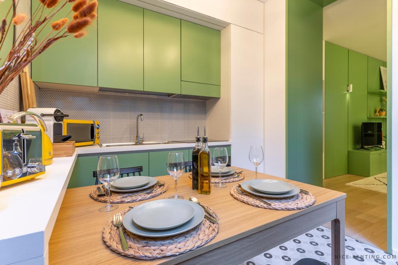 Nice Renting - Bavastro - Luxurious Loft - 2 Bedroom - Ac - Balcony - Trendy Neighborhood Exterior foto